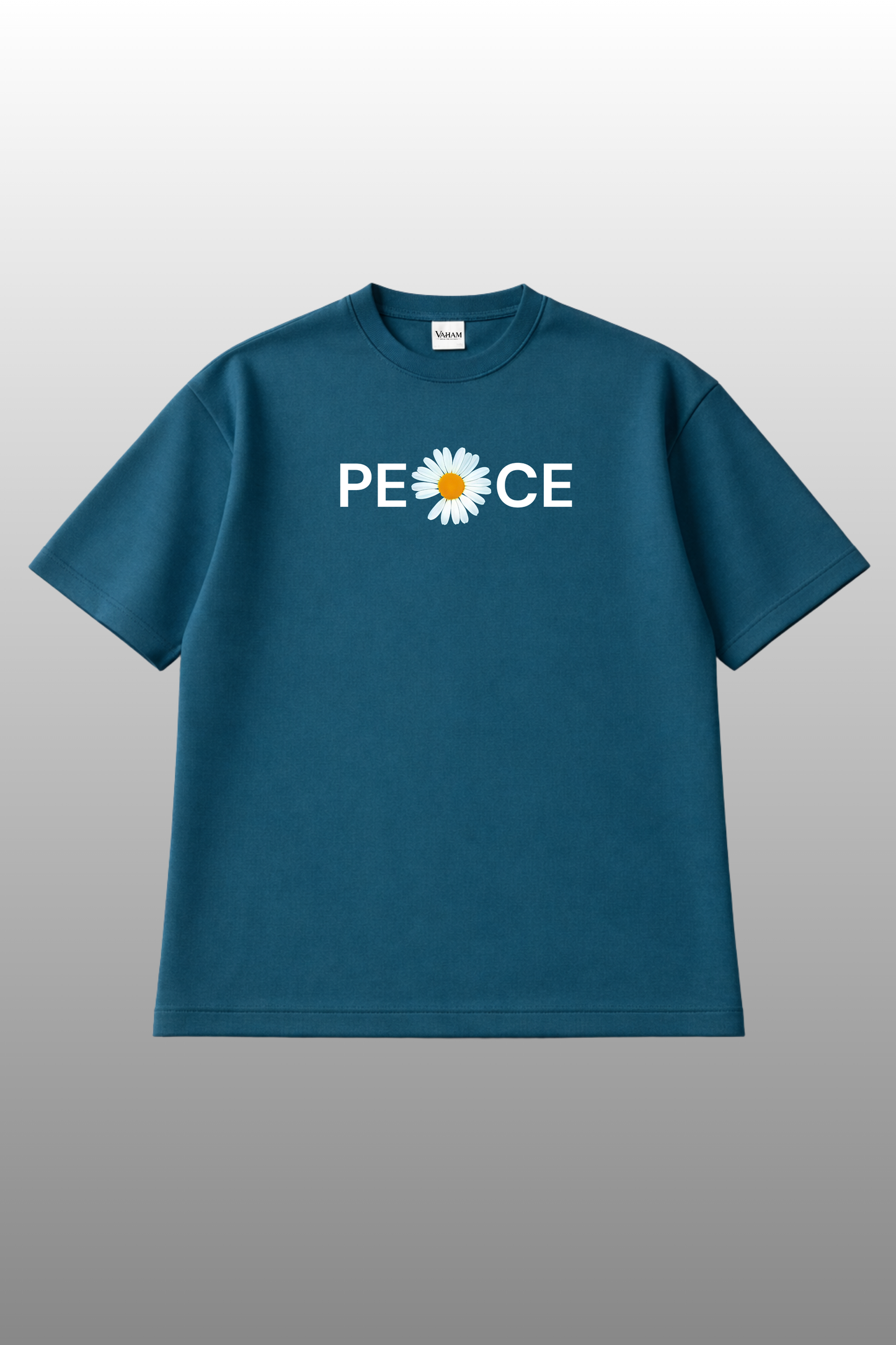 Daisy Peace Oversized Tee | Heavyweight Soft Fabric