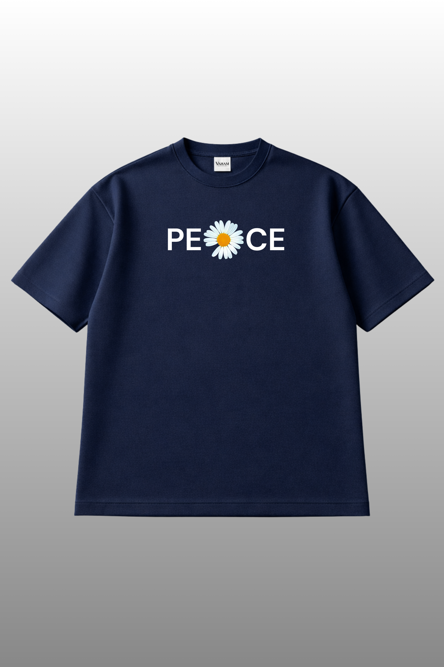 Daisy Peace Oversized Tee | Heavyweight Soft Fabric