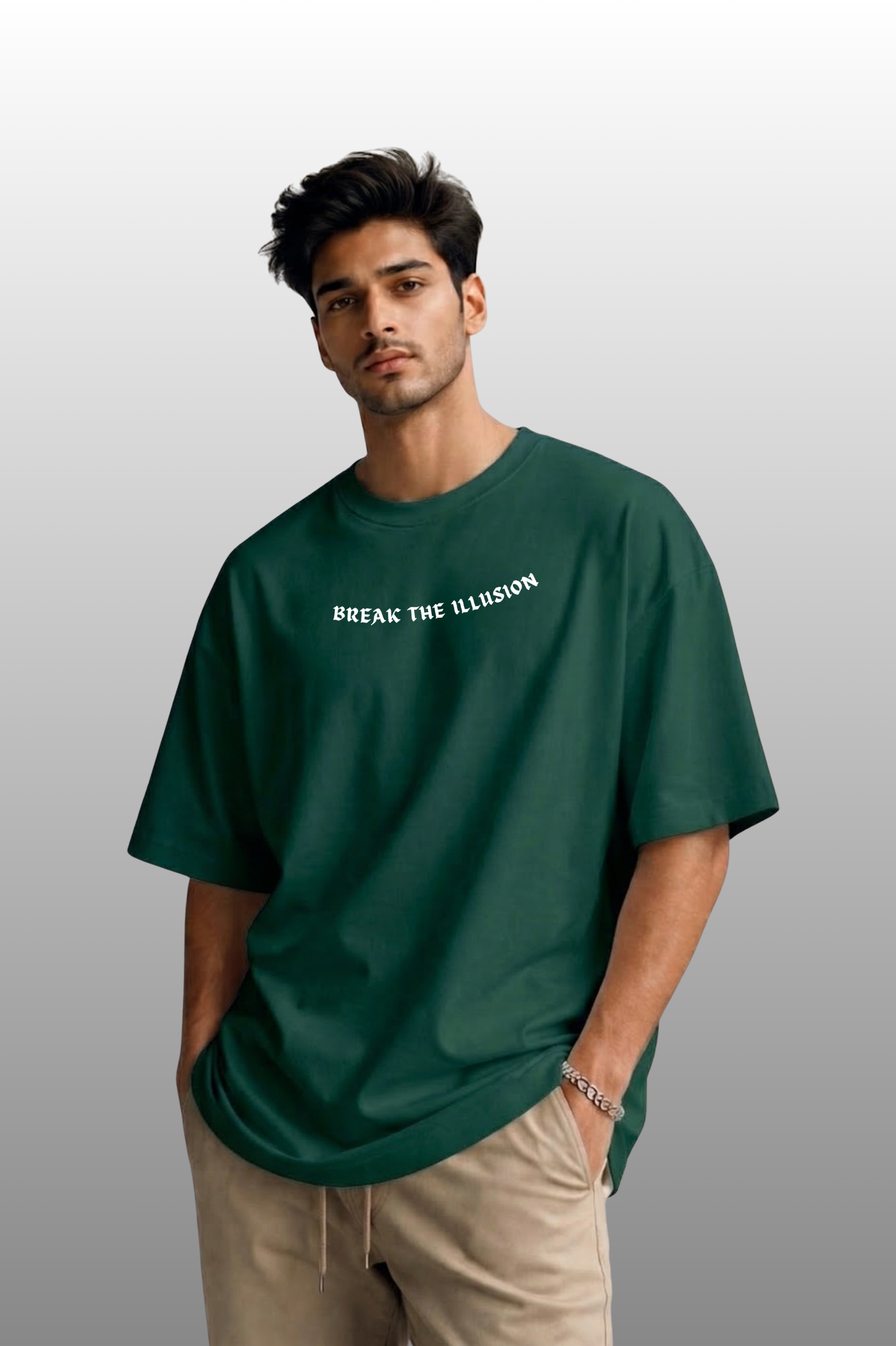 Break The Illusion Premium Oversized Tee | VAHAM Originals