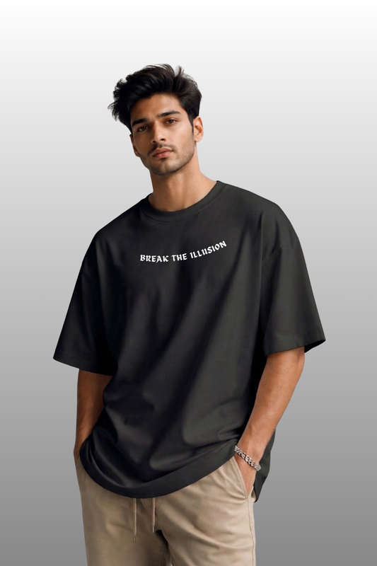Break The Illusion Premium Oversized Tee | VAHAM Originals