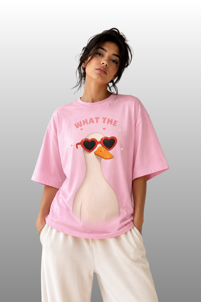 What The Duck Oversized Tee