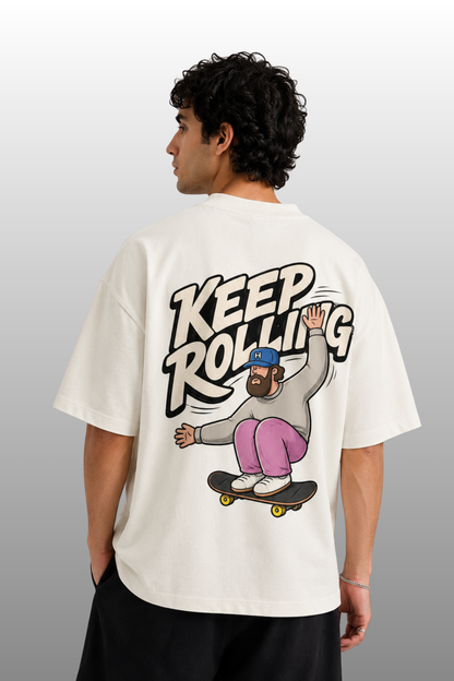 Keep Rolling | Premium Oversized Tee