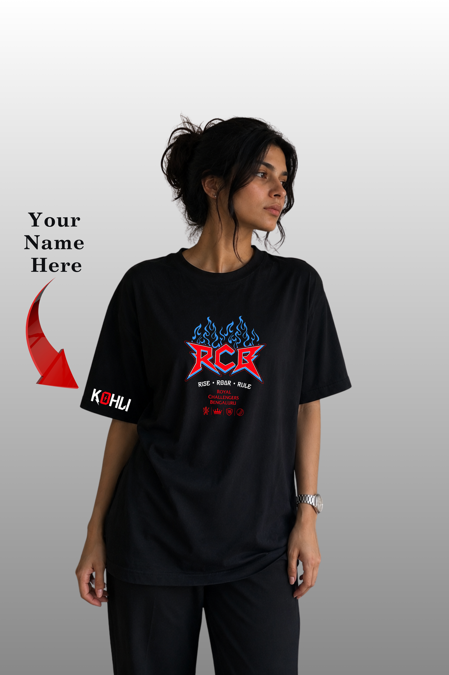 Royal Black Edition | Unisex Oversized T-Shirt