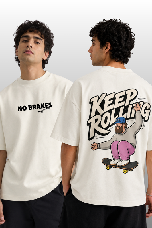 Keep Rolling | Premium Oversized Tee