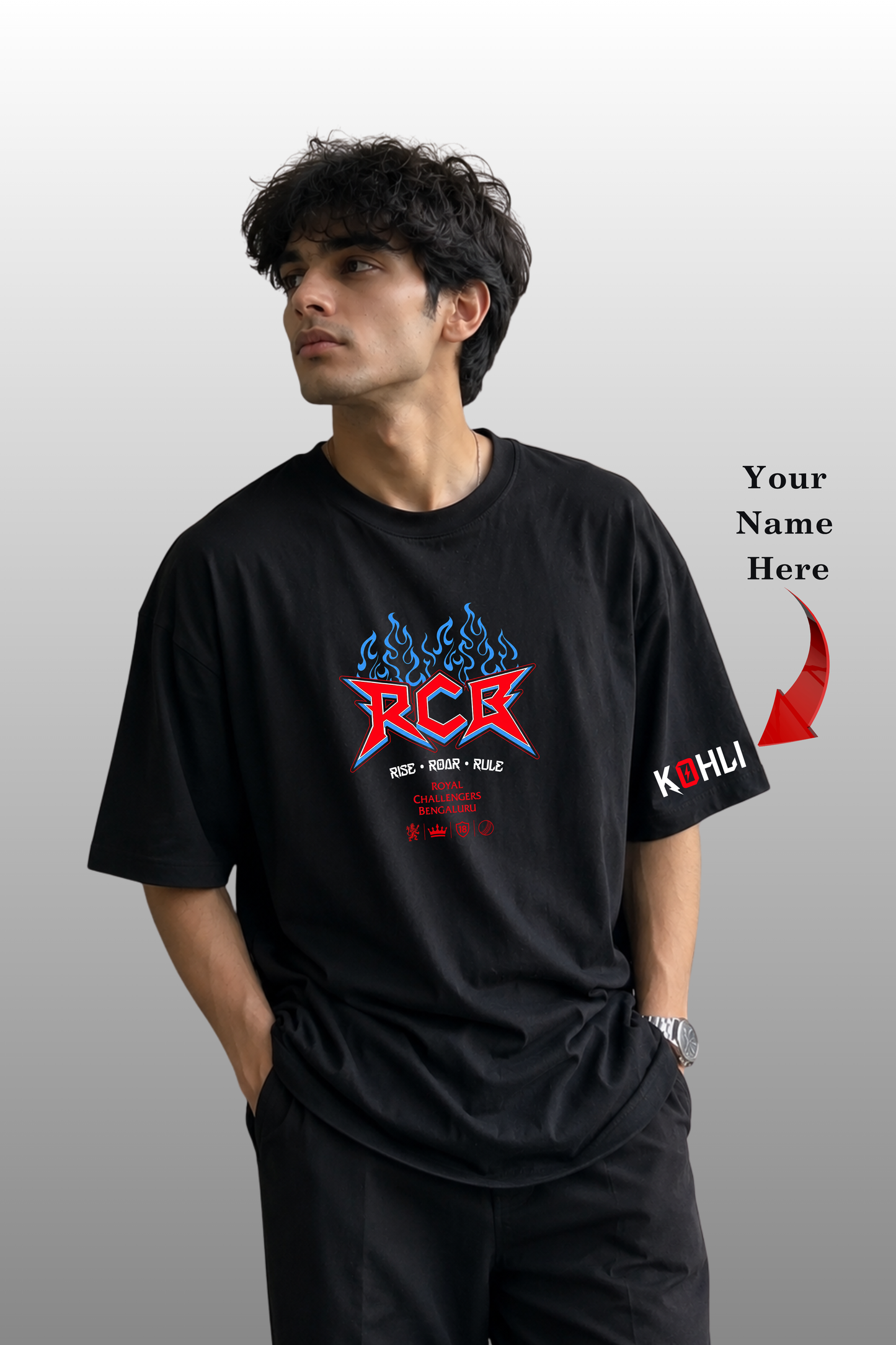 Royal Black Edition | Unisex Oversized T-Shirt