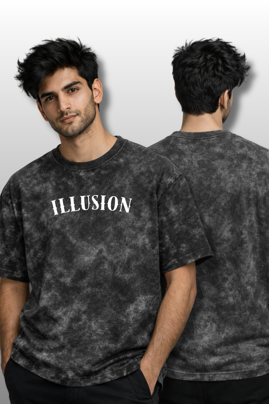VAHAM Originals | Unisex Oversized Acid Washed Tee